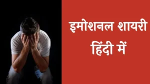  Emotional Shayari in Hindi 